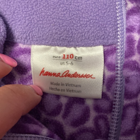 Hanna Andersson quart zip fleece sweater - Picture 2 of 3